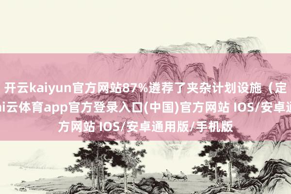 开云kaiyun官方网站87%遴荐了夹杂计划设施（定性+定量）-kai云体育app官方登录入口(中国)官方网站 IOS/安卓通用版/手机版