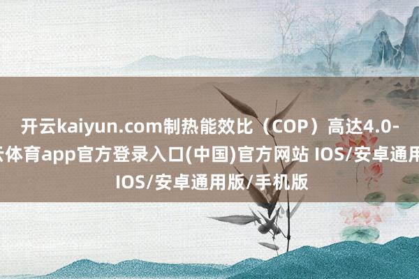 开云kaiyun.com制热能效比（COP）高达4.0-5.0+-kai云体育app官方登录入口(中国)官方网站 IOS/安卓通用版/手机版